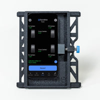 Gyraline digital display with control panel on a white background