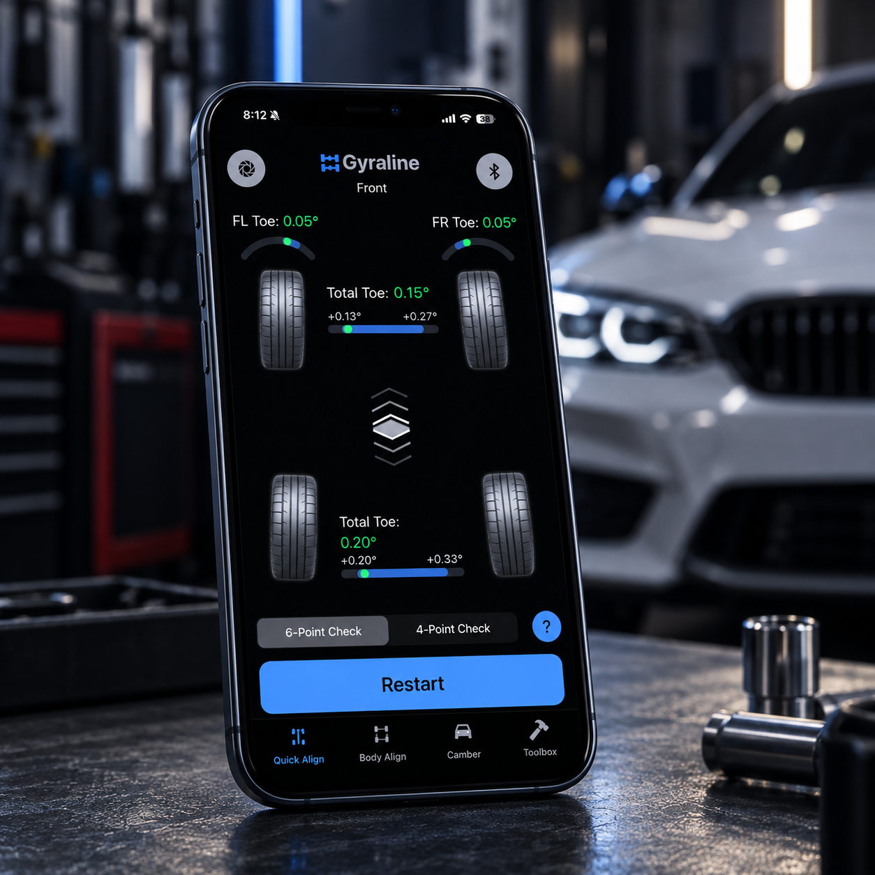 Gyraline OEM Specs vehicle alignment specifications